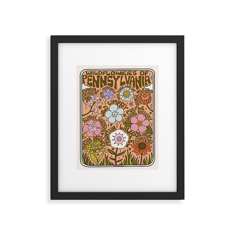 Pennsylvania Wildflowers Framed Art Print Gallery Image 4