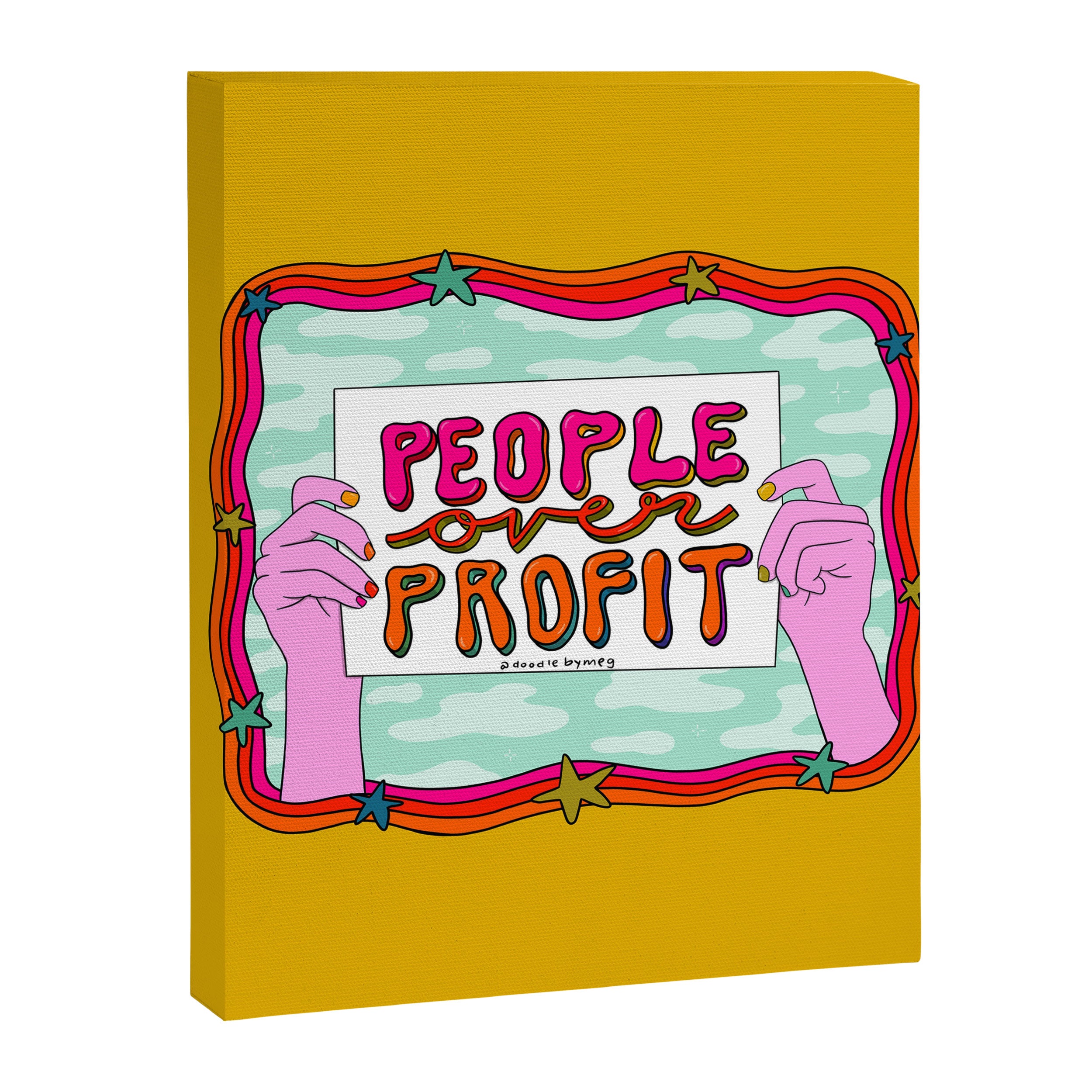People Over Profit Canvas Print Gallery Image 8