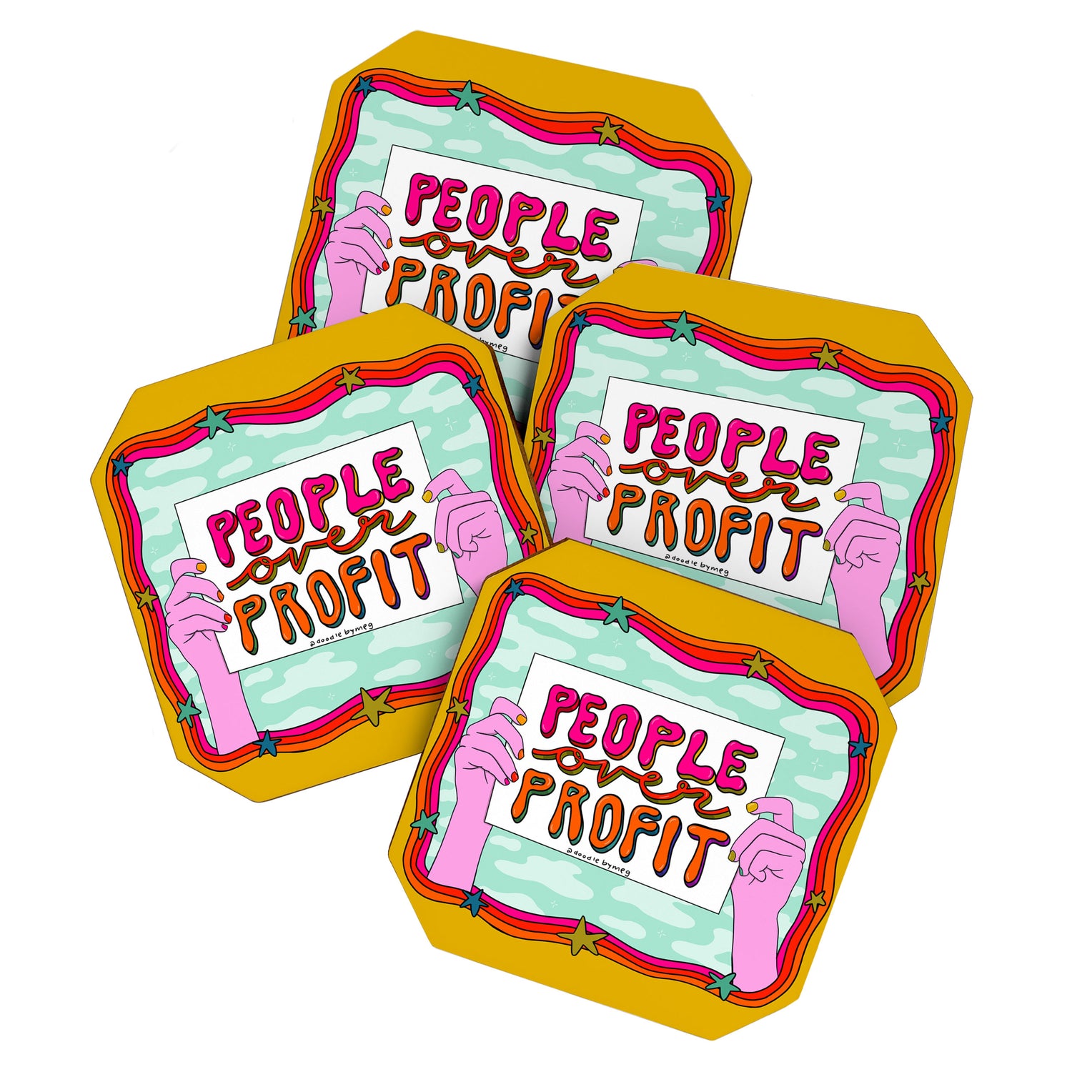 People Over Profit Coaster Gallery Image 1