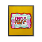 People Over Profit Framed Canvas Print Gallery Image 8