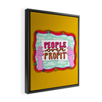 People Over Profit Framed Canvas Print Gallery Image 2