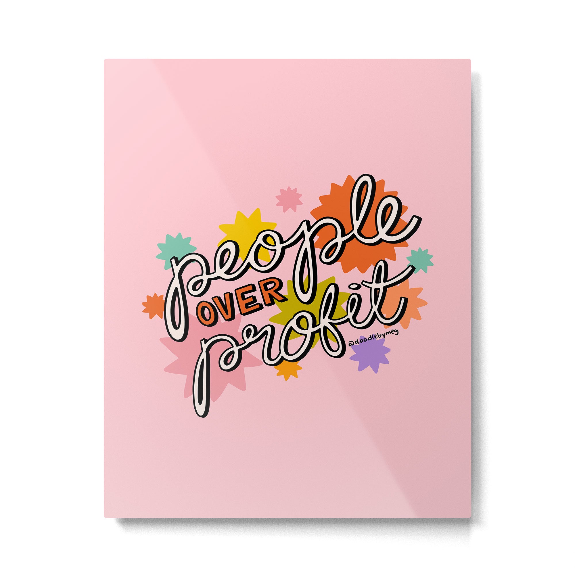 People Over Profit Metal Print Gallery Image 6
