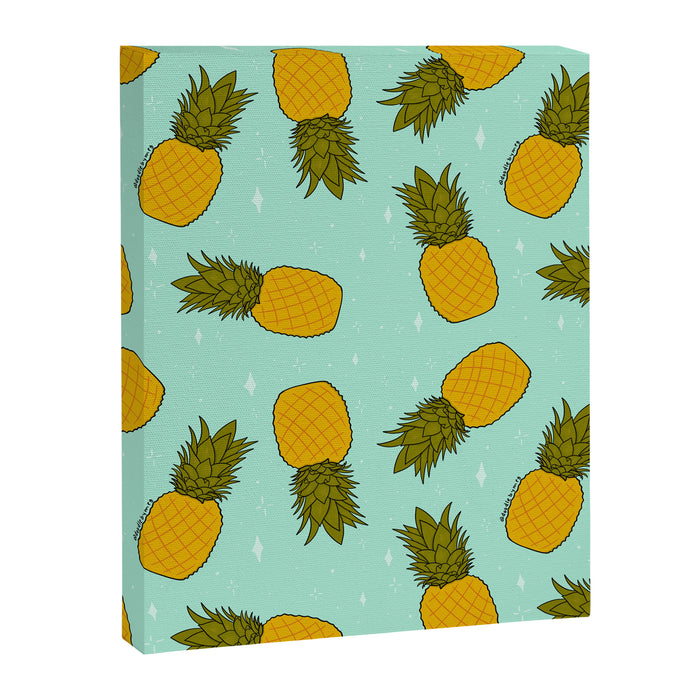 Pineapple Print Canvas Print Gallery Image 1