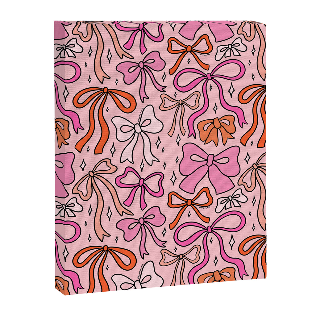 Pink Bow Print Canvas Print Gallery Image 8