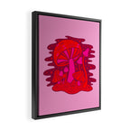 Pink Mushrooms Framed Canvas Print Gallery Image 2