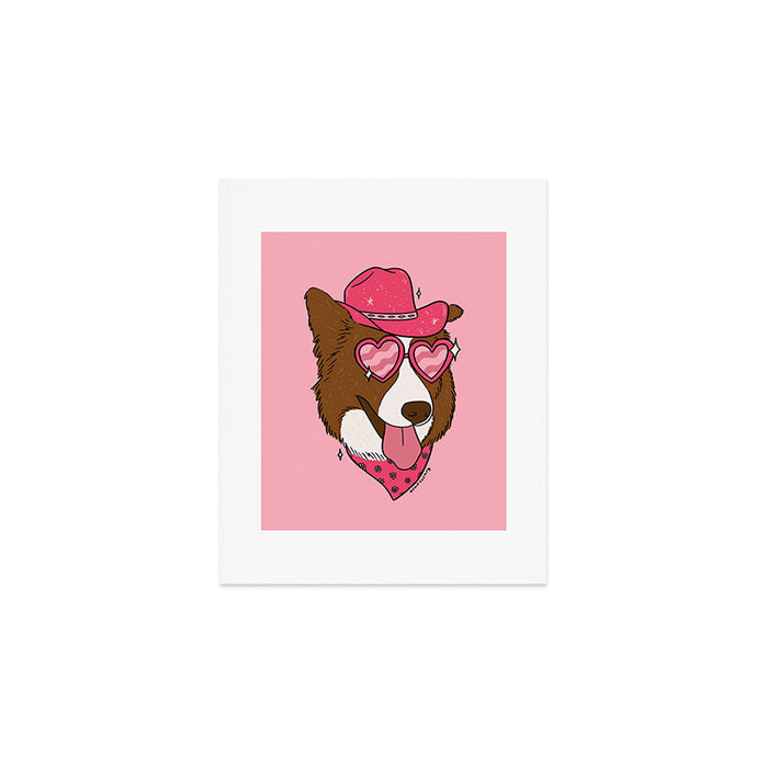 Pink Pony Pup Art Print Gallery Image 1