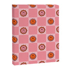 Pink Smiley Face Checkerboard Canvas Print Gallery Image 8