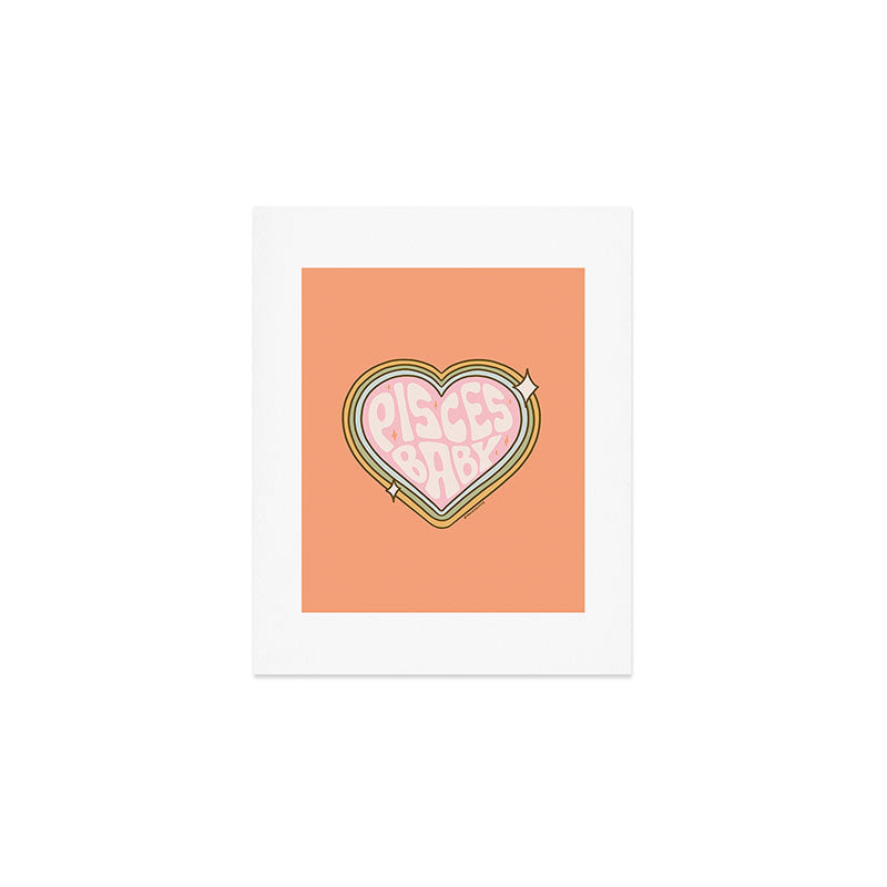 Pisces Baby Art Print Gallery Image 1