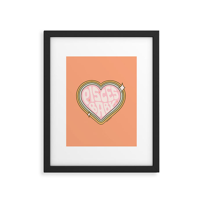 Pisces Baby Framed Art Print Gallery Image 1