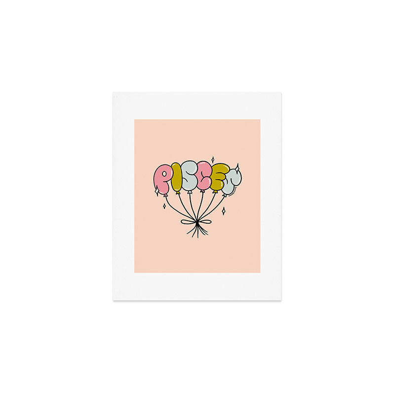Pisces Balloons Art Print Gallery Image 1