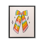 Pisces Bow Framed Canvas Print Gallery Image 8