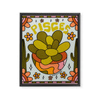 Pisces Cactus Framed Canvas Print Gallery Image 8