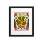 Pisces Cactus Framed Art Print Gallery Image 6