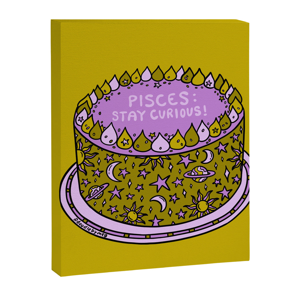 Pisces Cake Canvas Print Gallery Image 8