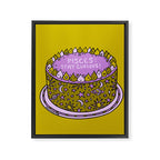 Pisces Cake Framed Canvas Print Gallery Image 8