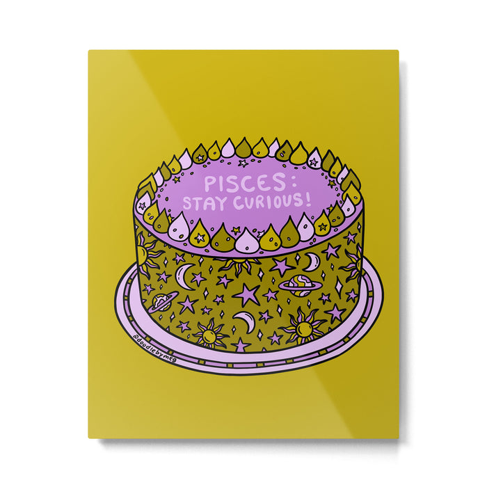 Pisces Cake Metal Print Gallery Image 1