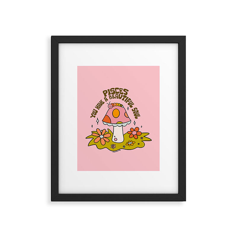 Pisces Caterpillar Framed Art Print Gallery Image 6