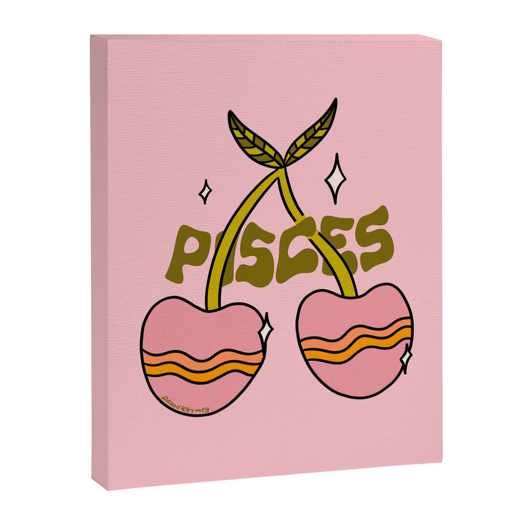 Pisces Cherries Canvas Print Gallery Image 8