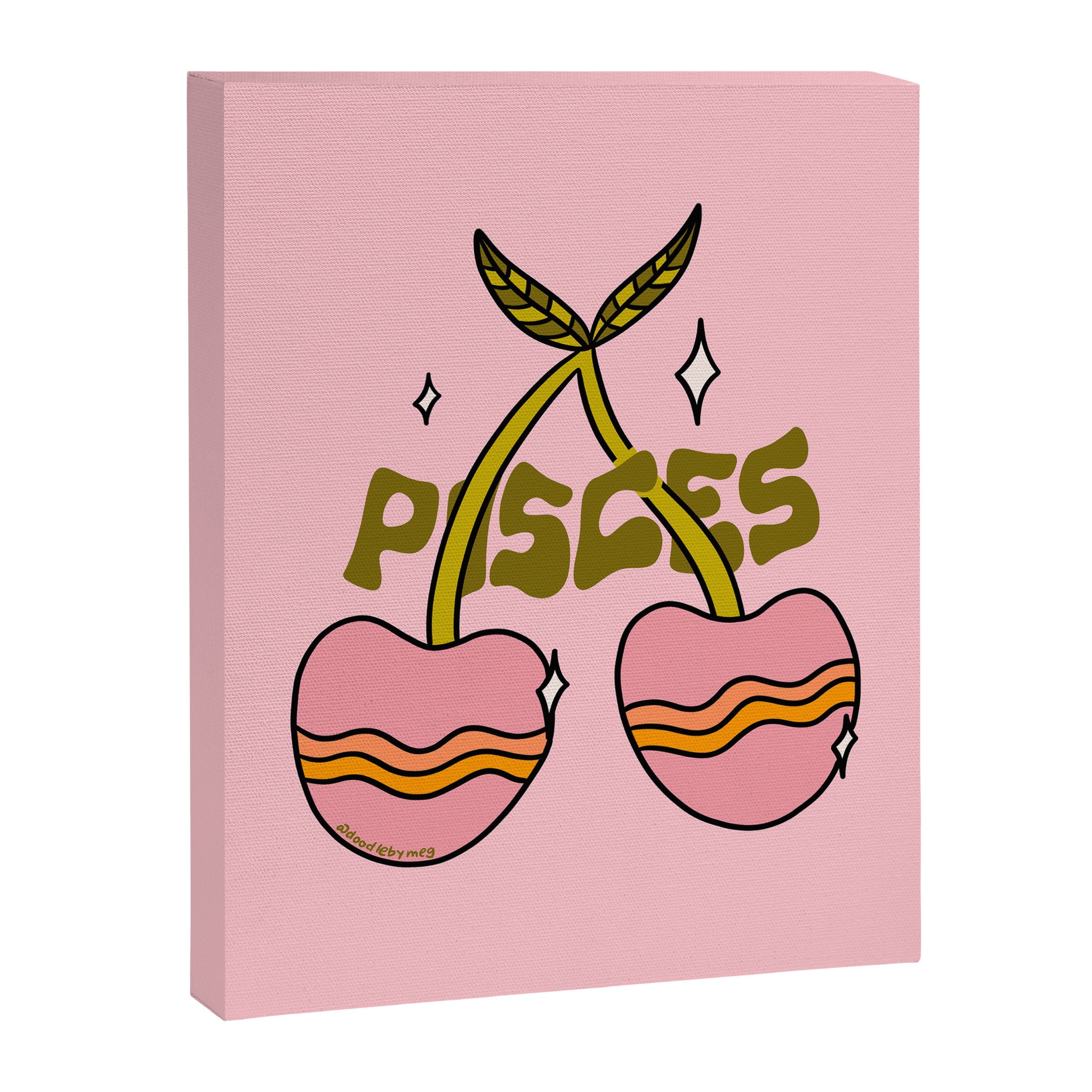 Pisces Cherries Canvas Print Gallery Image 8