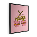 Pisces Cherries Framed Canvas Print Gallery Image 2