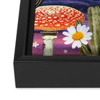 Pisces Collage Framed Canvas Print Gallery Image 3