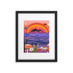 Pisces Collage Framed Art Print Gallery Image 4