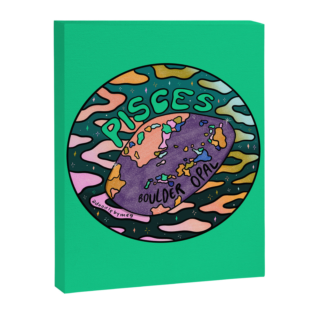 Pisces Crystal Canvas Print Gallery Image 8