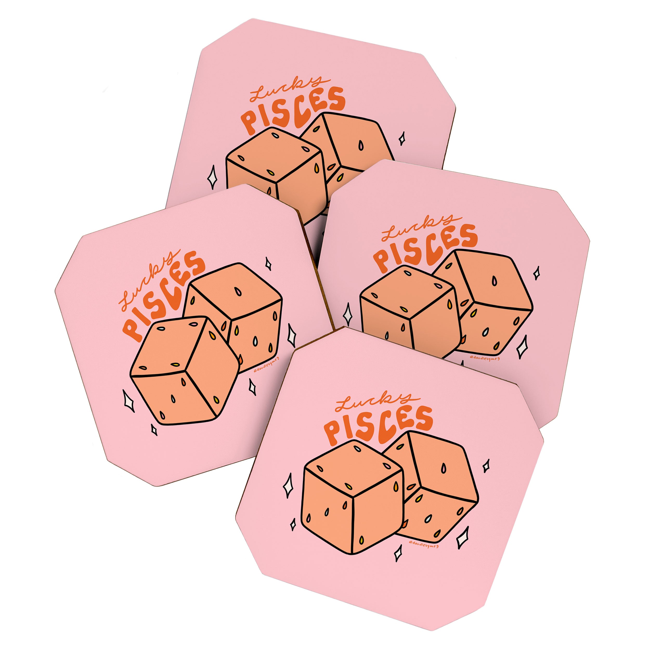 Pisces Dice Coaster Gallery Image 1