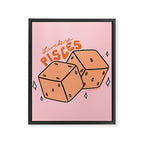 Pisces Dice Framed Canvas Print Gallery Image 8