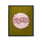 Pisces Disco Ball Framed Canvas Print Gallery Image 8