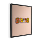 Pisces Doodle Letters Framed Canvas Print Gallery Image 2