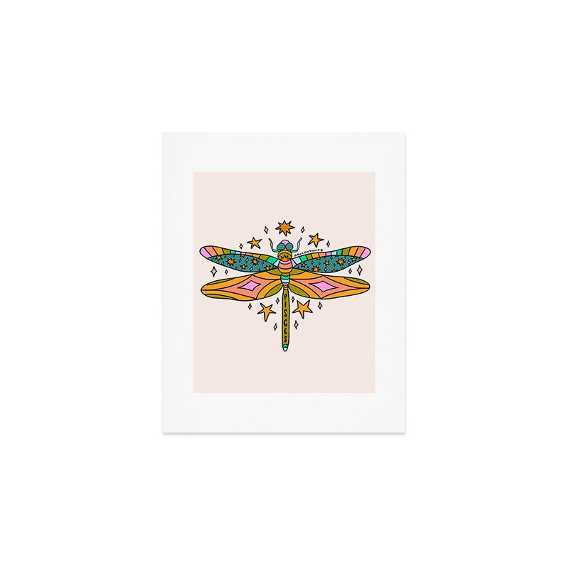 Pisces Dragonfly Art Print Gallery Image 1