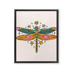 Pisces Dragonfly Framed Canvas Print Gallery Image 8