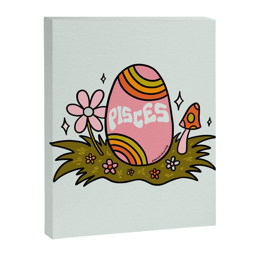 Pisces Easter Egg Canvas Print Gallery Image 8