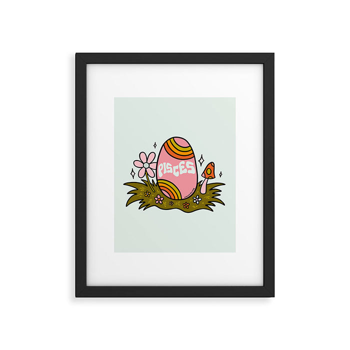 Pisces Easter Egg Framed Art Print Gallery Image 1
