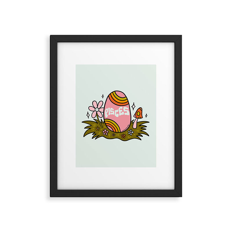 Pisces Easter Egg Framed Art Print Gallery Image 6