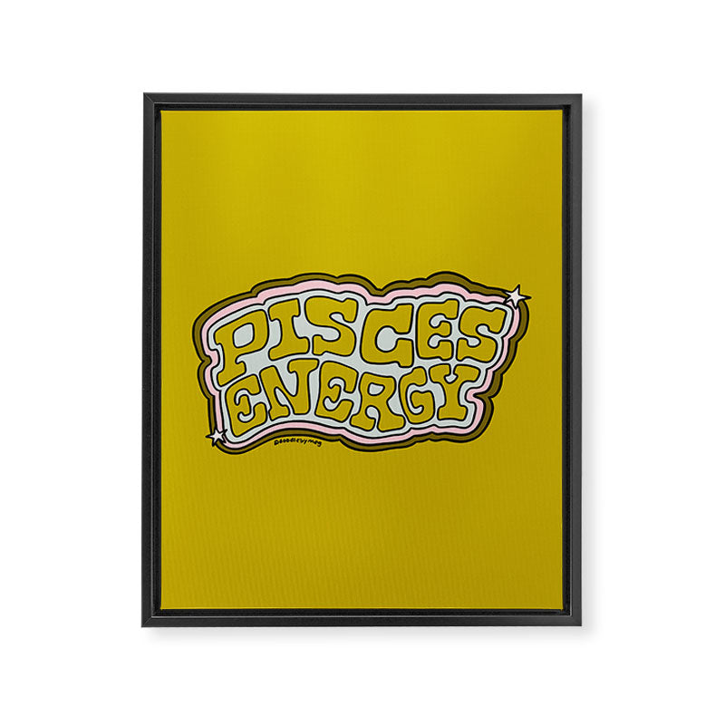 Pisces Energy Framed Canvas Print Gallery Image 8