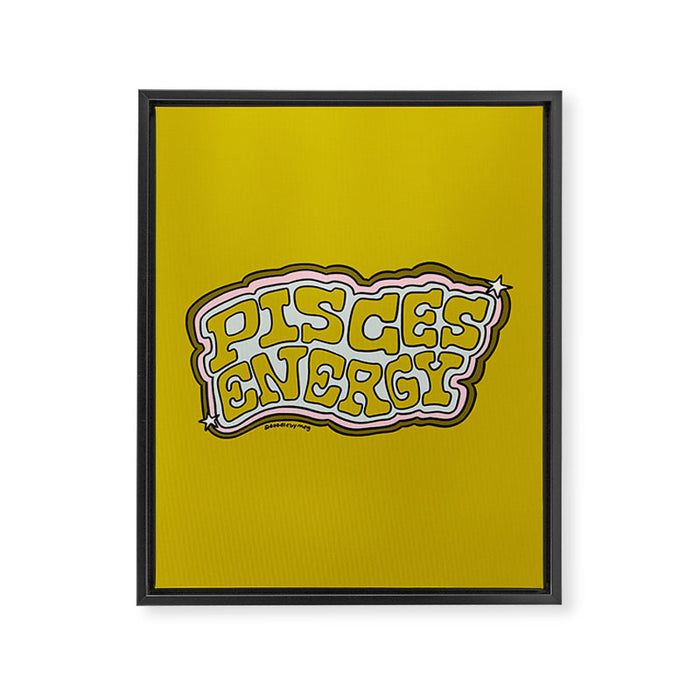 Pisces Energy Framed Canvas Print Gallery Image 1