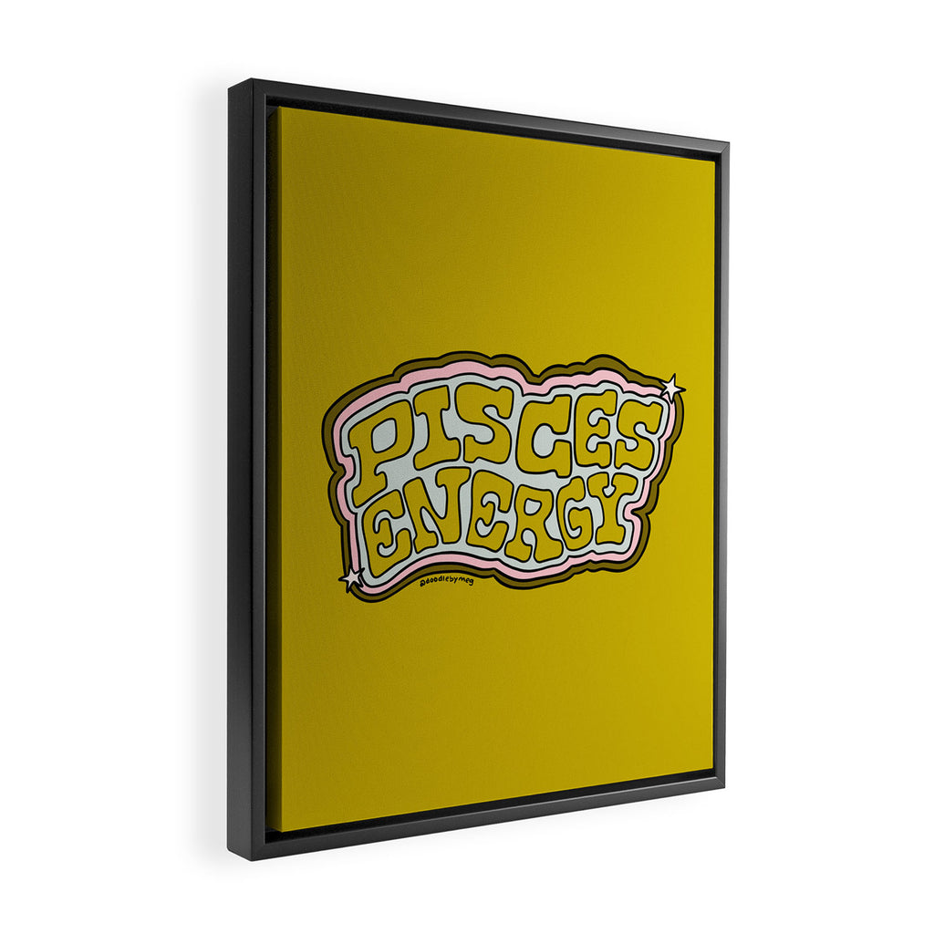 Pisces Energy Framed Canvas Print Gallery Image 2