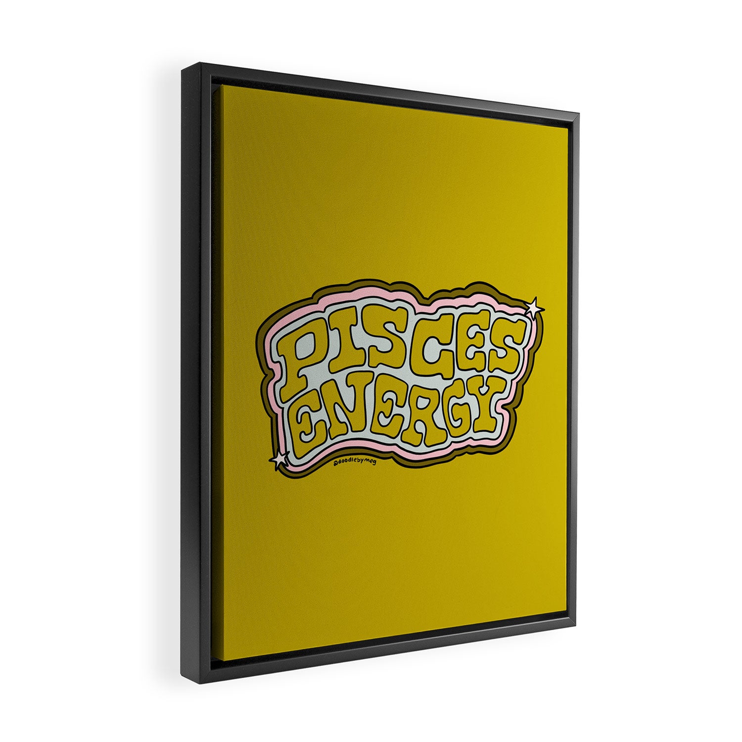 Pisces Energy Framed Canvas Print Gallery Image 2