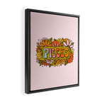 Pisces Flowers Framed Canvas Print Gallery Image 2