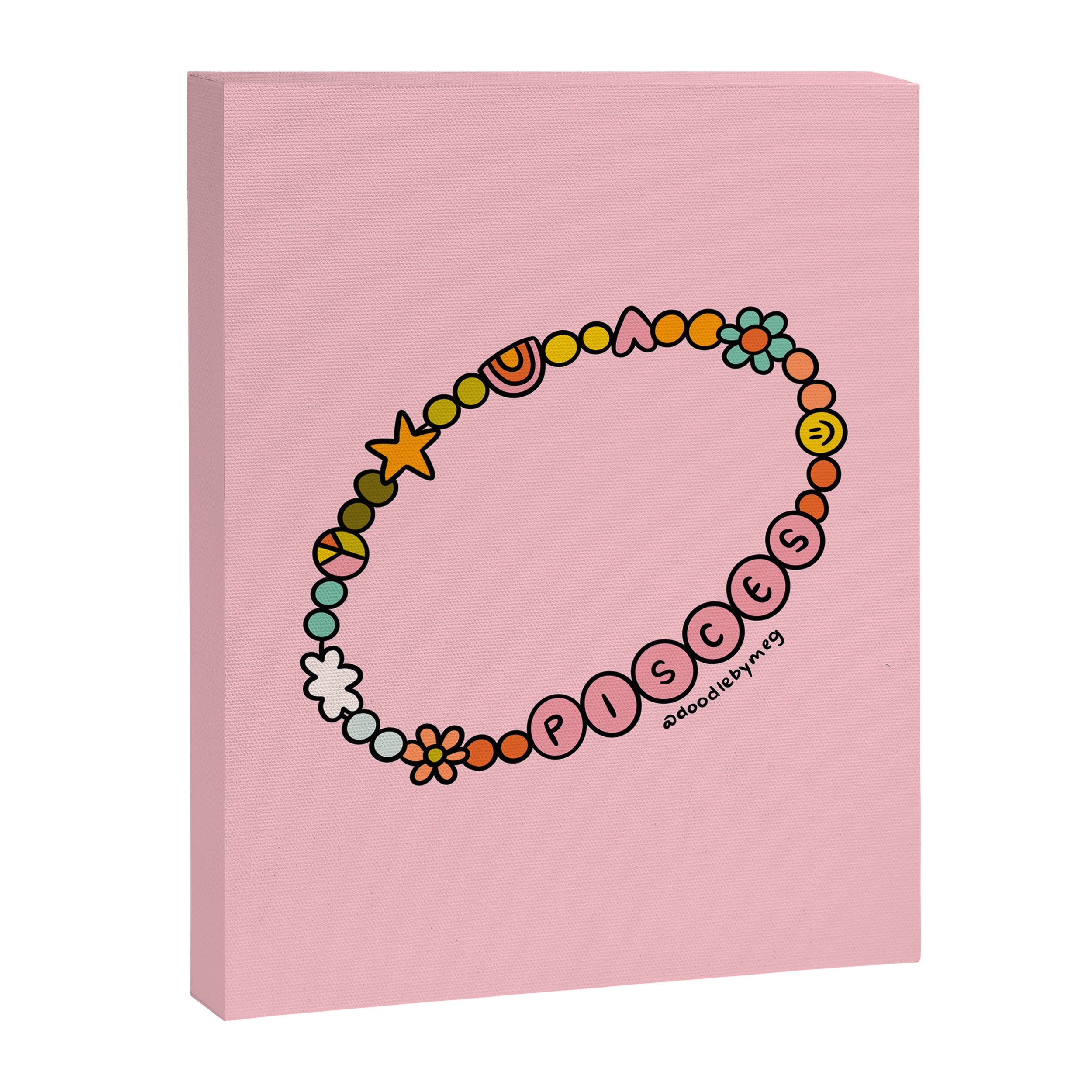 Pisces Friendship Bracelet Canvas Print Gallery Image 8