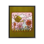 Pisces Garden Framed Canvas Print Gallery Image 8