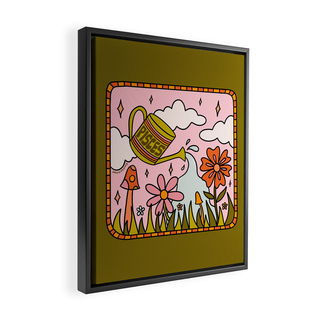 Pisces Garden Framed Canvas Print Gallery Image 2