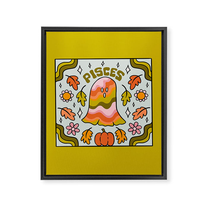 Pisces Ghost Framed Canvas Print Gallery Image 1