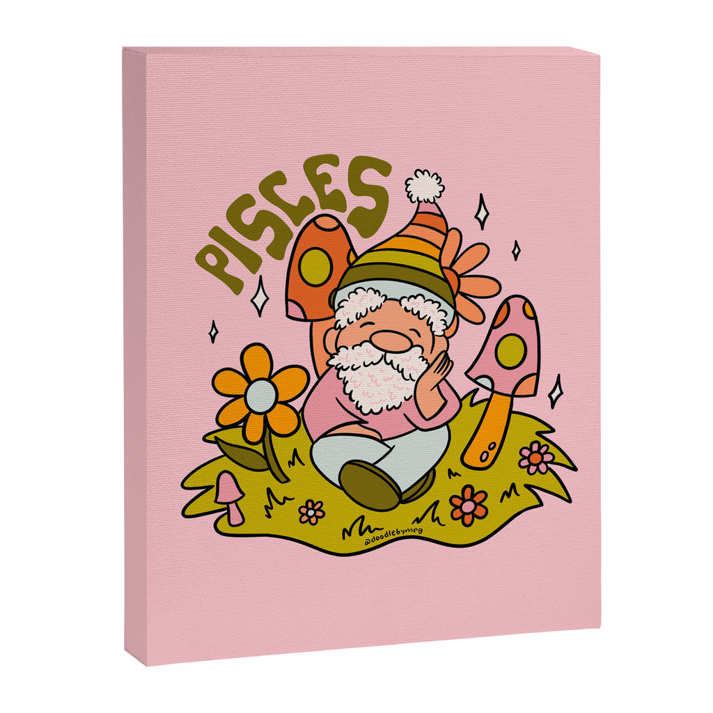 Pisces Gnome Canvas Print Gallery Image 8
