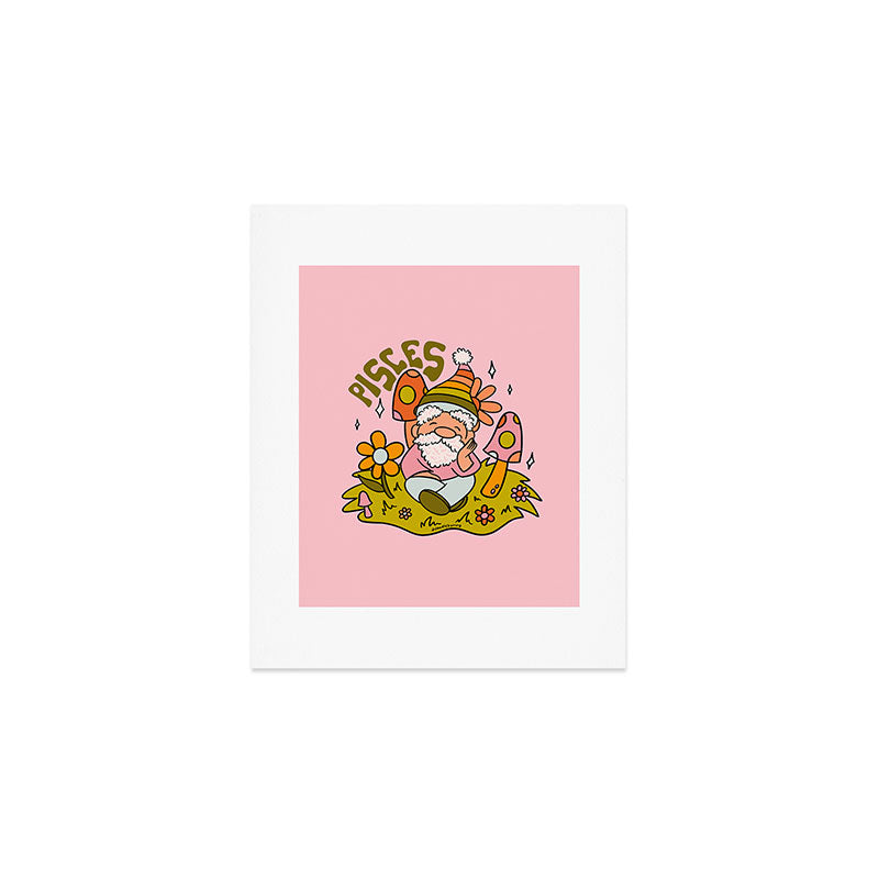 Pisces Gnome Art Print Gallery Image 1