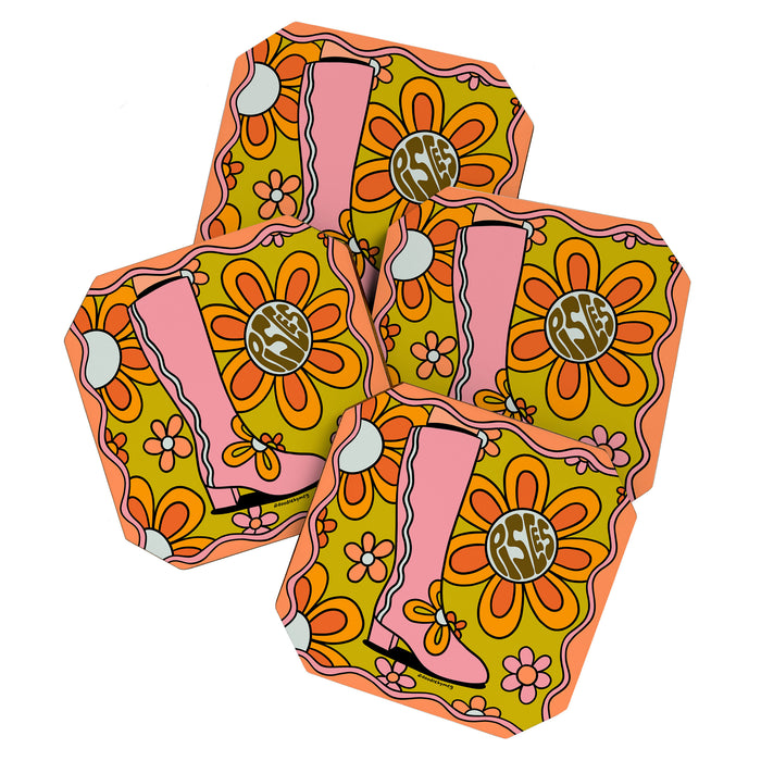 Pisces Groovy Boots Coaster Gallery Image 1