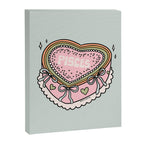 Pisces Heart Cake Canvas Print Gallery Image 8