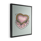 Pisces Heart Cake Framed Canvas Print Gallery Image 2